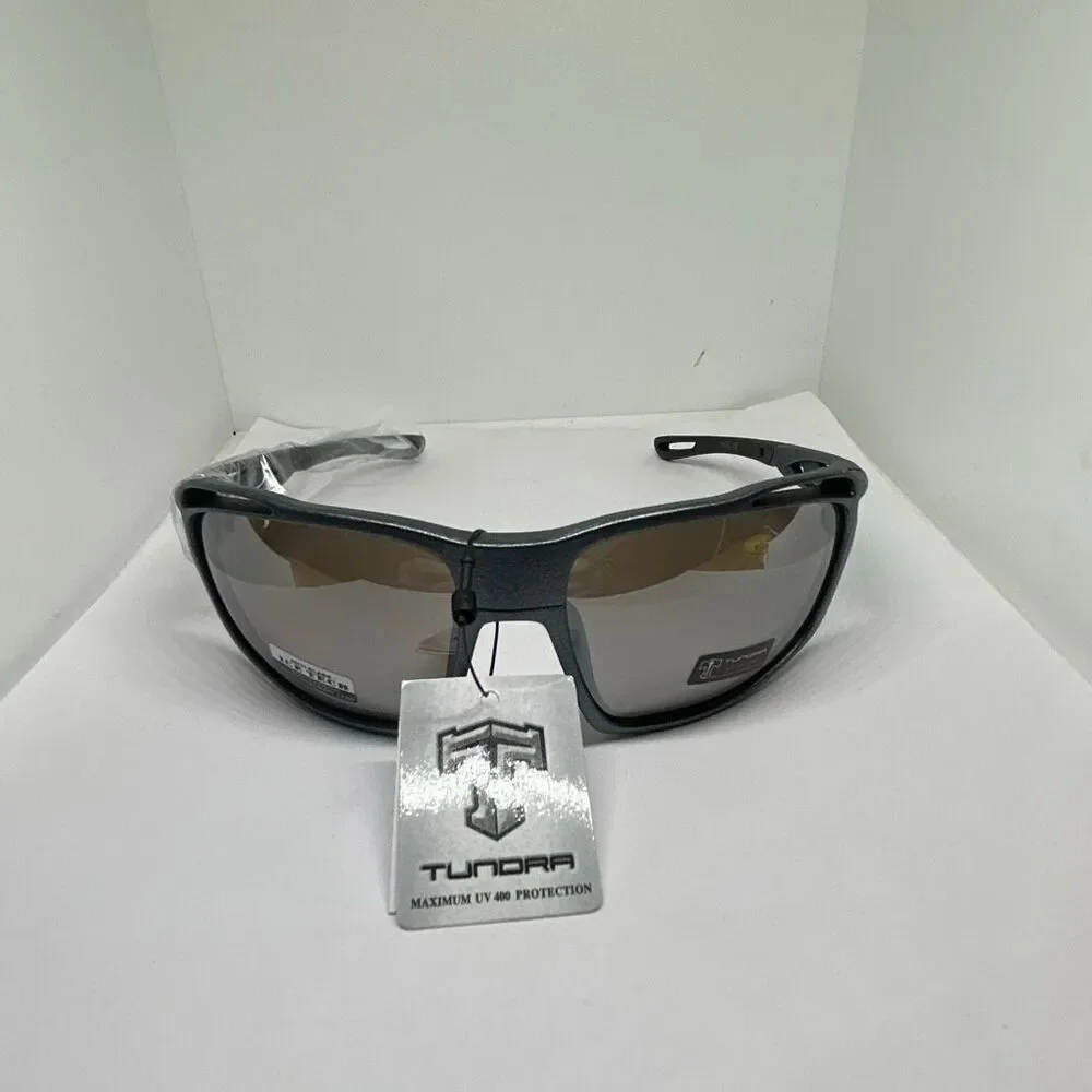 Tundra Mirrored Lens Sport Sunglasses UV400 – Wraparound – New